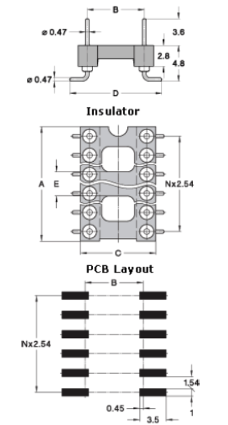 Replacement, off the shelf connector option spec’d by Tracer